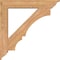 Ekena Millwork Balboa Traditional Smooth Bracket w/ Offset Brace, Western Red Cedar, 7 1/2"W x 42"D x 42"H BKT0806X42X42BOA01SWR - alternate 2
